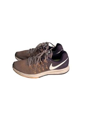 Nike Zoom Pegasus lace up gradient purple workout athletic running shoes size 8